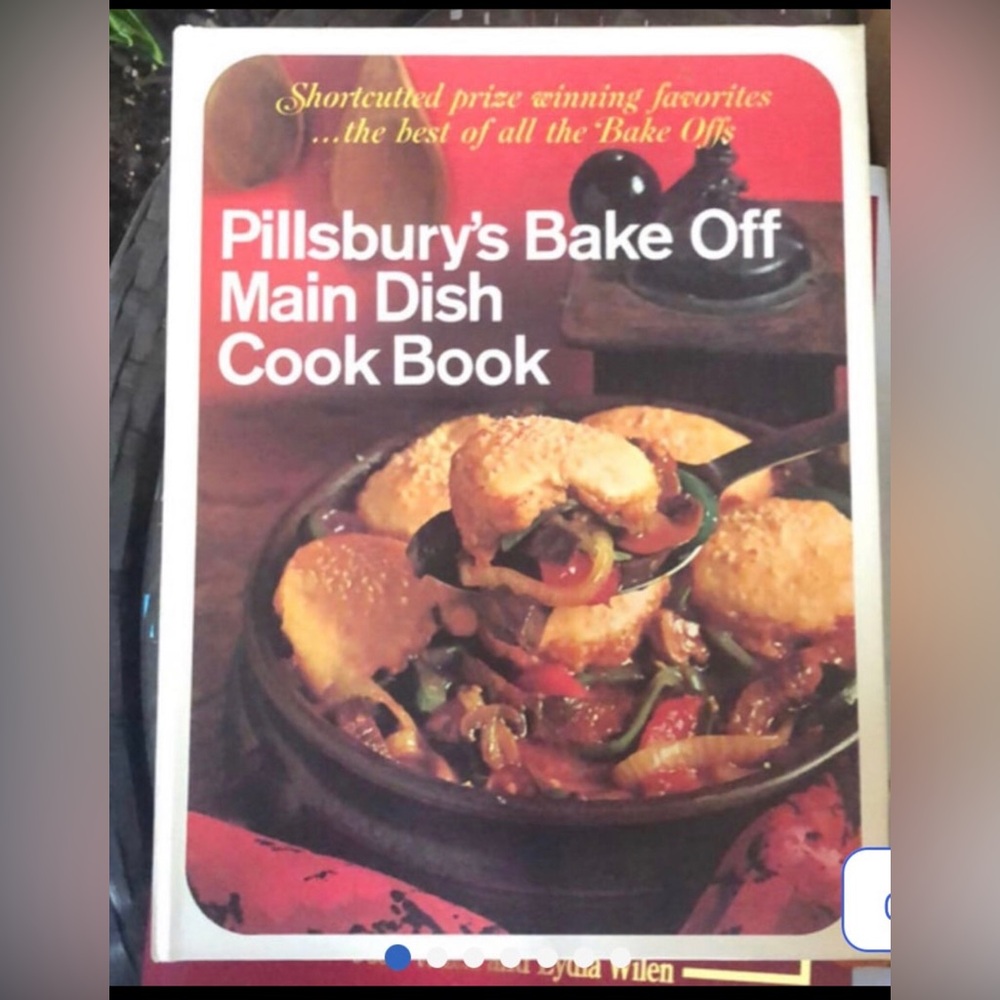 1968 Vintage Pillsbury’s Bake Off Main Dish Cook Book